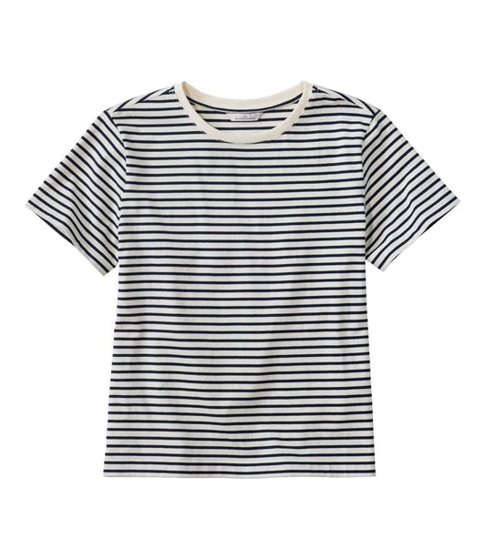 L.L.Bean | Women's Signature Premium Essential Tee, Short-Sleeve Novelty