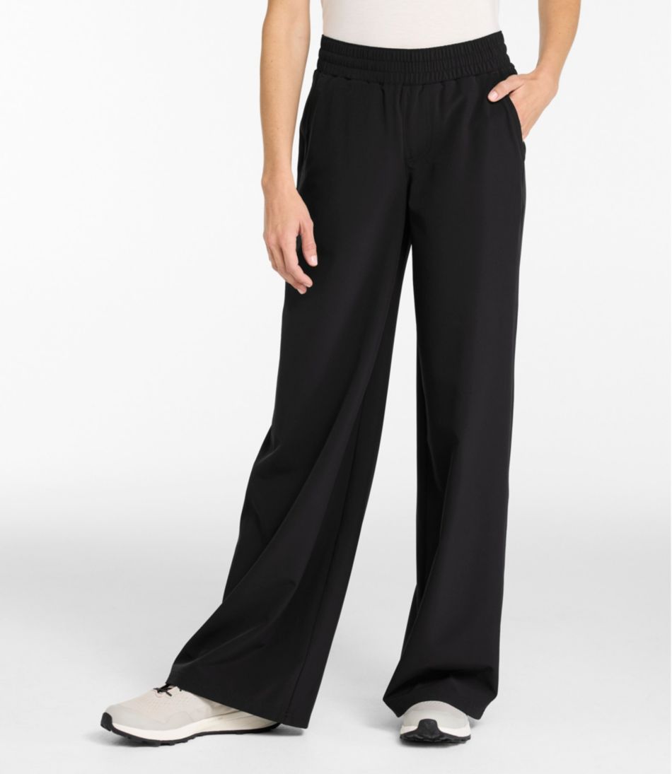 L.L.Bean | Women's VentureStretch Pants, Wide Leg