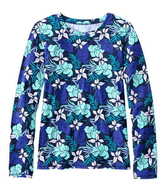 L.L.Bean | Women's SunSmart UPF 50+ SunShirt, Long-Sleeve Print