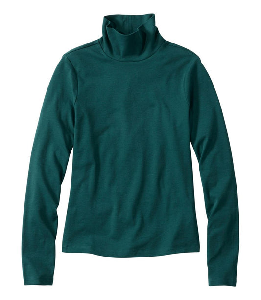 L.L.Bean | Women's Signature Lightweight Cotton Turtleneck
