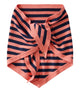 Dark Salmon/Classic Navy Stripe