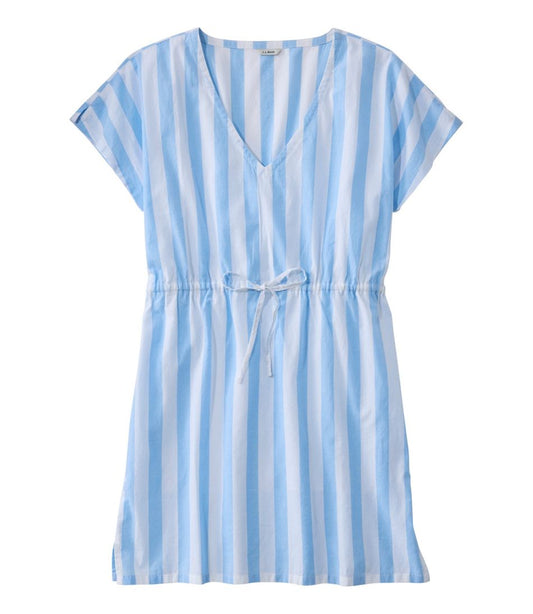L.L.Bean | Women's L.L.Bean Coastal Cotton Cover-Up Caftan, Print