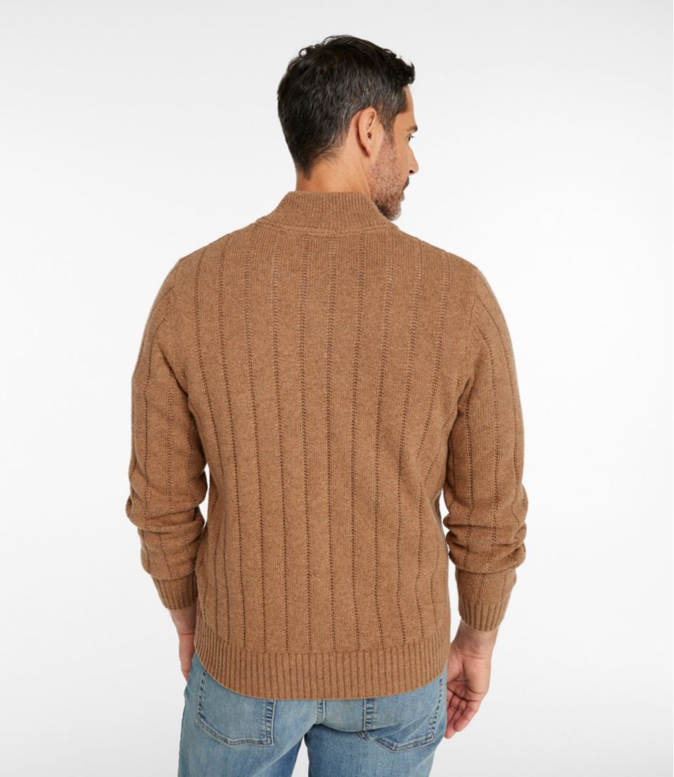L.L.Bean | Men's Riverton Wool/Cotton Sweater, Mockneck