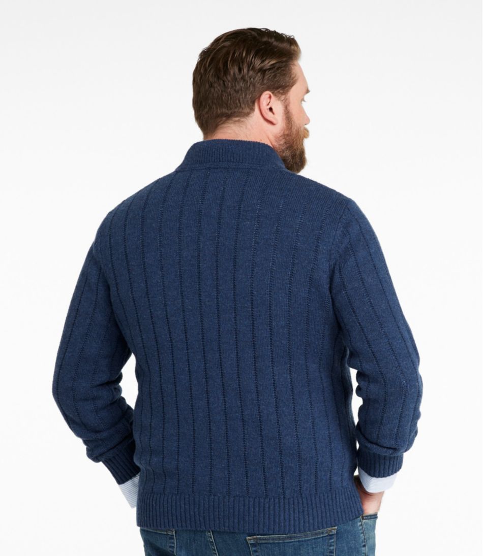 L.L.Bean | Men's Riverton Wool/Cotton Sweater, Mockneck
