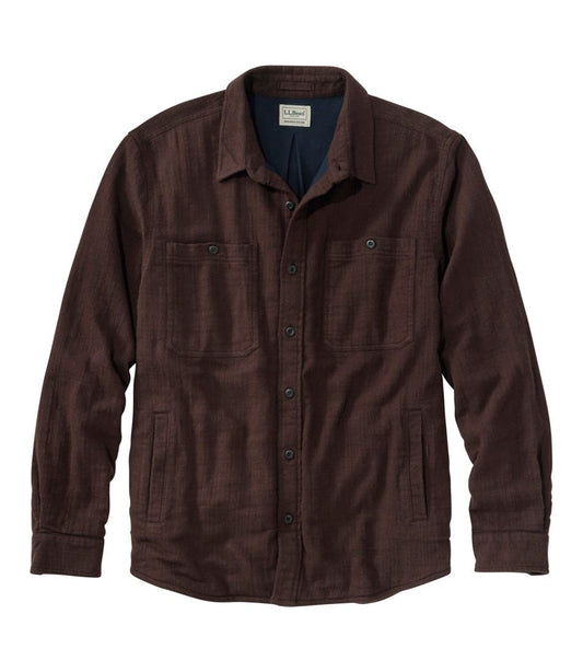 L.L.Bean | Men's 1912 Field Flannel Shirt, Lined, Slightly Fitted Untucked Fit