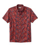 Carbon Navy Abstract Hibiscus