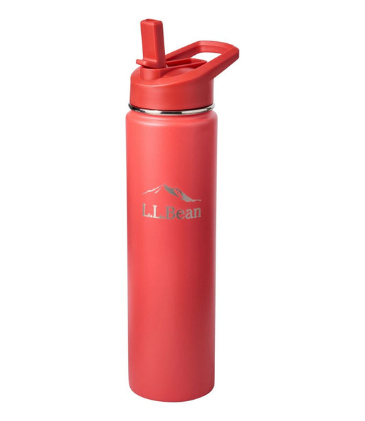 L.L.Bean | Bean Canteen Insulated Straw Water Bottle, 25 oz.