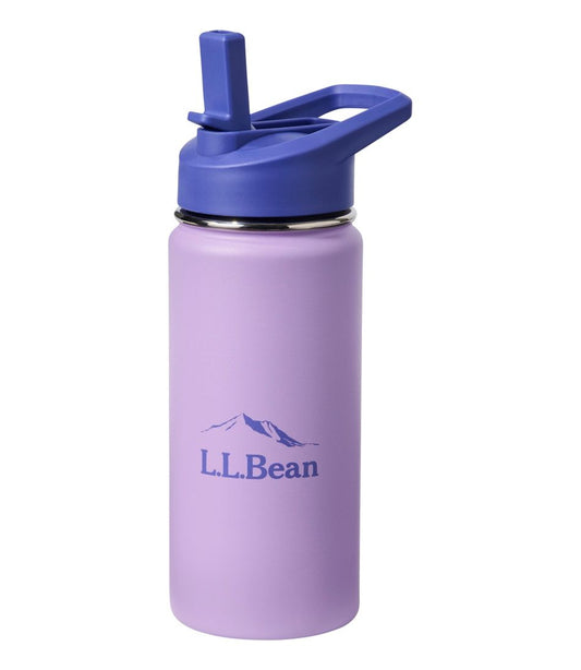 L.L.Bean | Bean Canteen Insulated Straw Water Bottle Straw, 16 oz.