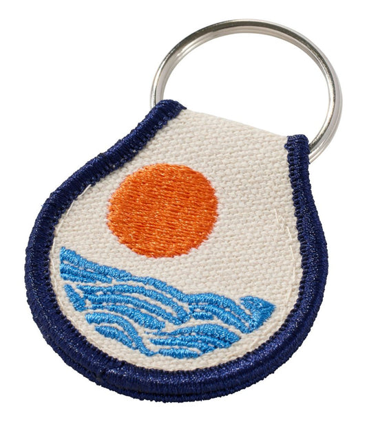 L.L.Bean | Embroidered Patch Charm, Sun & Waves