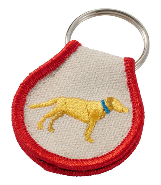 L.L.Bean | Embroidered Patch Charm, Yellow Lab
