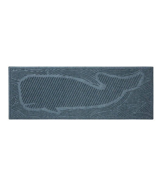 L.L.Bean | Everyspace Recycled Waterhog Wide Doormat, Swimming Whale