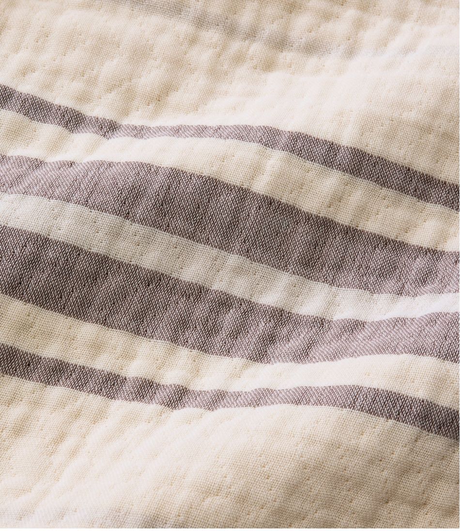 L.L.Bean | Lightweight Cotton Gauze Throw, Stripe