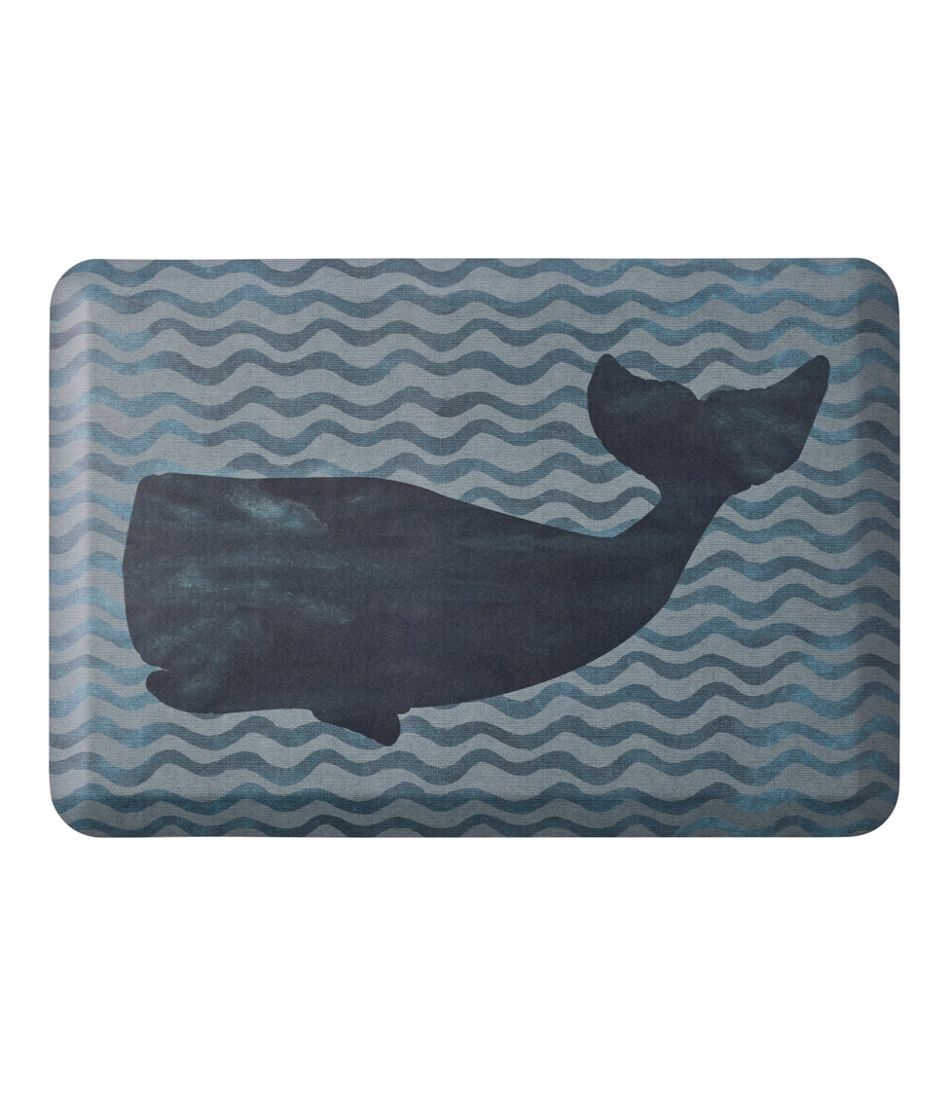 L.L.Bean | Happy Feet Comfort Mat, Whale