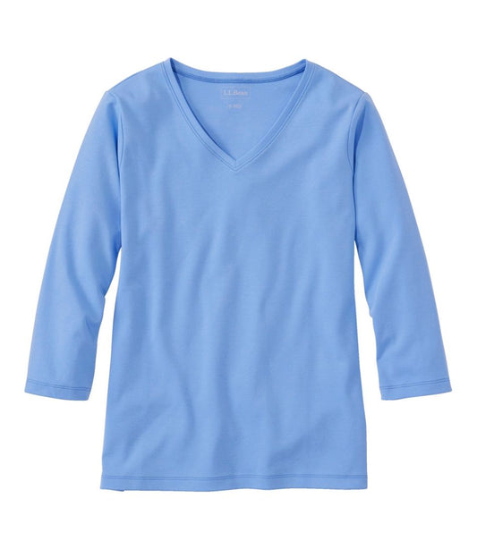 L.L.Bean | Women's L.L.Bean V-Neck, Three-Quarter-Sleeve
