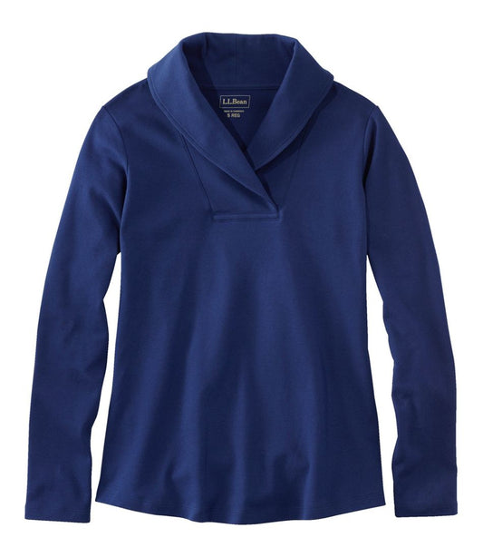 L.L.Bean | Women's L.L.Bean Pullover, Long-Sleeve Shawl Collar