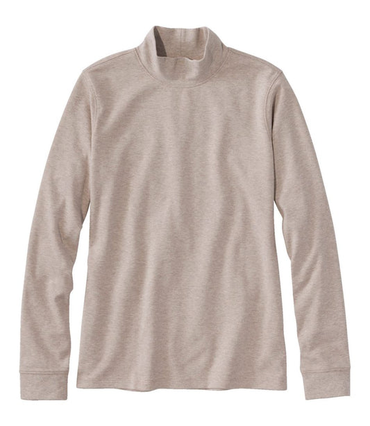 L.L.Bean | Women's L.L.Bean Interlock Mock-Turtleneck, Long-Sleeve