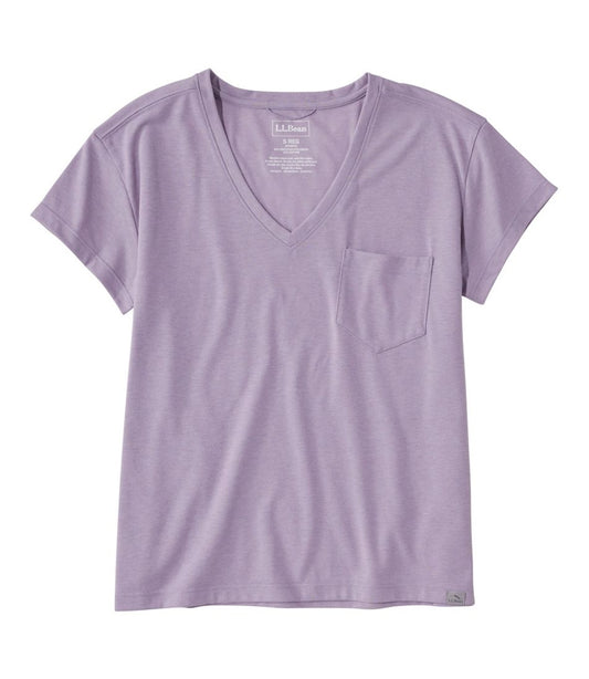 L.L.Bean | Women's Vista Camp Tee, Short-Sleeve V-Neck