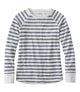 Cream Painterly Stripe