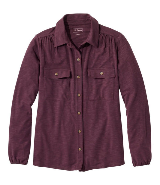 L.L.Bean | Camden Hills Tee, Button-Front Shirt