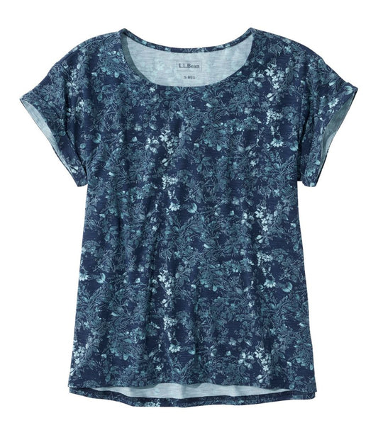 L.L.Bean | Women's Camden Hills Tee, Short-Sleeve Print
