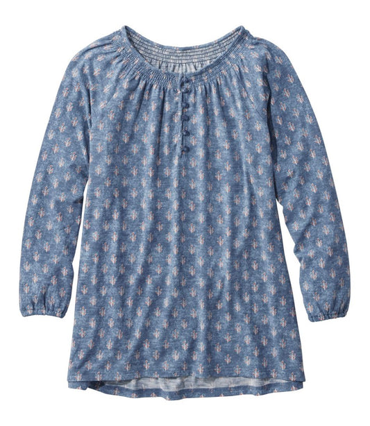 L.L.Bean | Women's Camden Hills Tee, Three-Quarter-Sleeve Print