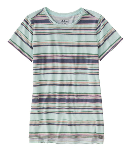 L.L.Bean | Women's Everyday SunSmart® Tee, Short-Sleeve Stripe