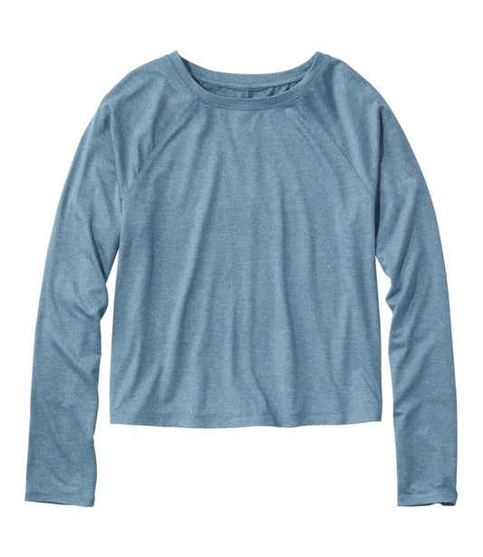 L.L.Bean | Women's Movement Essential Tee, Long-Sleeve Cropped