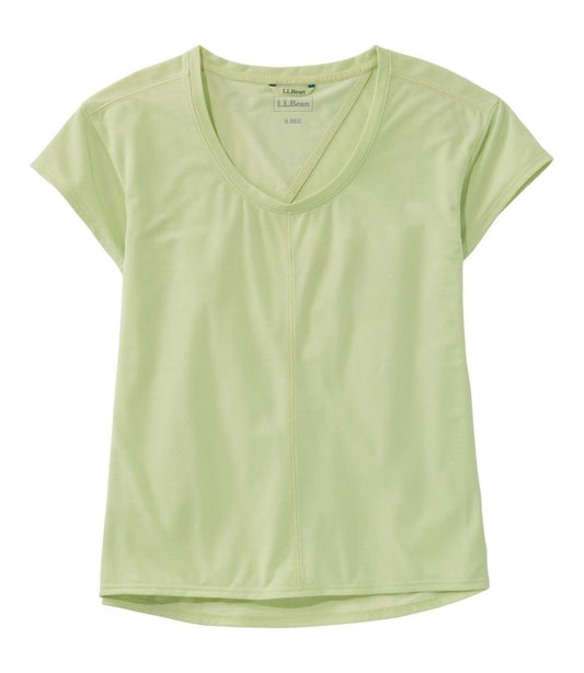 L.L.Bean | Women's Ribbed Performance Tee, Short-Sleeve