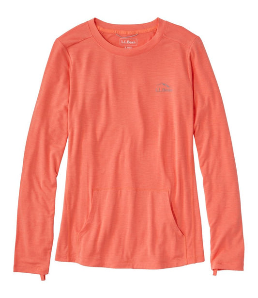 L.L.Bean | Women's Tropicwear Comfort Crew, Long-Sleeve
