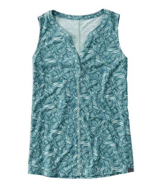 L.L.Bean | Women's Streamside Tank, Splitneck Print