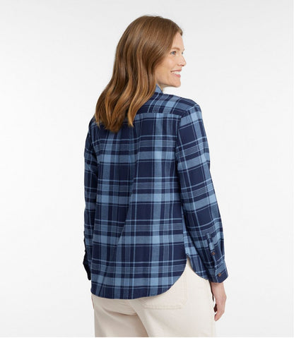 L.L.Bean | Women's Whisperweight Flannel Shirt, Button-Down