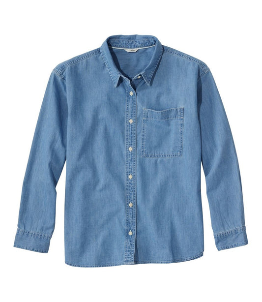 L.L.Bean | Women's L.L.Bean Denim Boyfriend Shirt