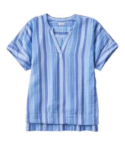 L.L.Bean | Women's Cloud Gauze Shirt, Short-Sleeve
