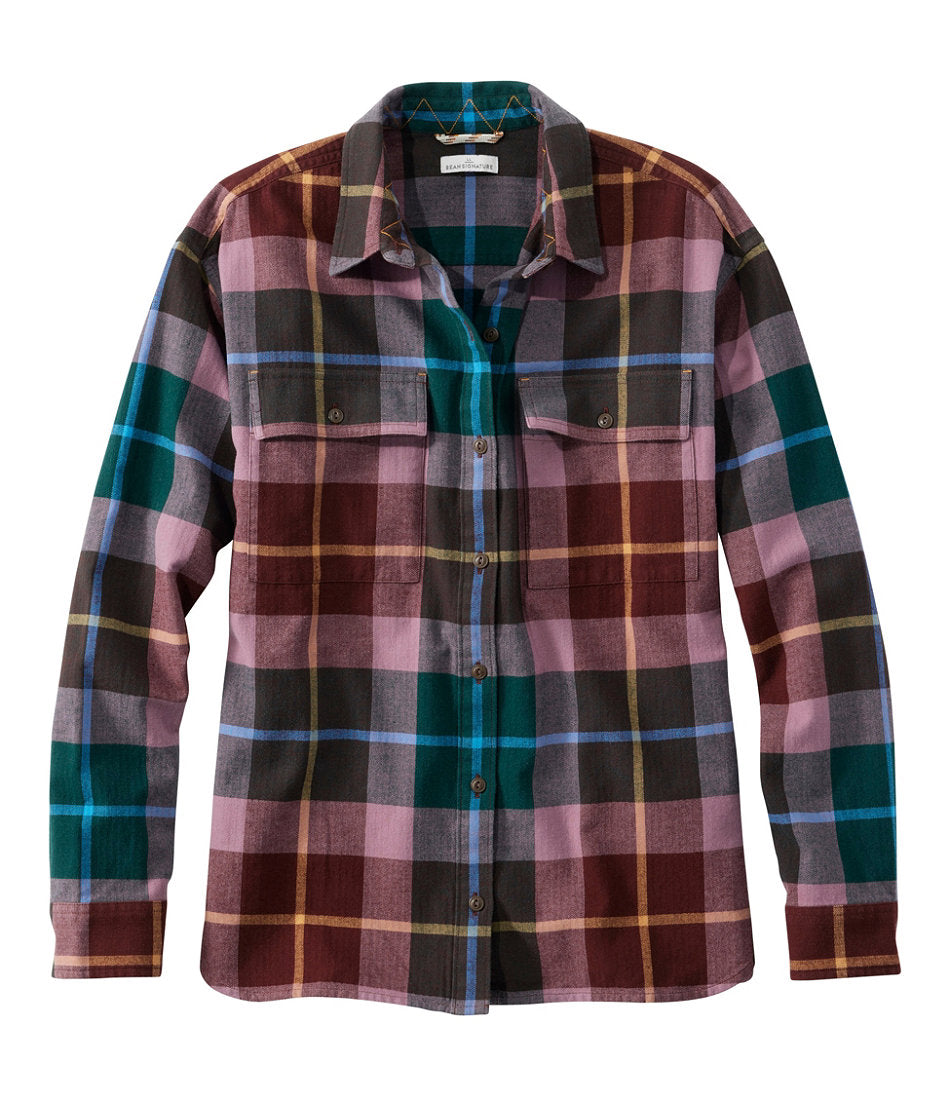 Vintage Plum Plaid,X-Small