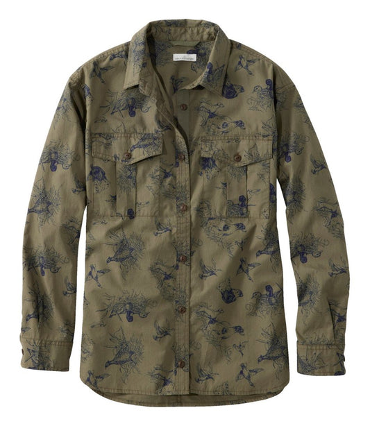 L.L.Bean | Women's Signature Soft Poplin Shirt, Novelty