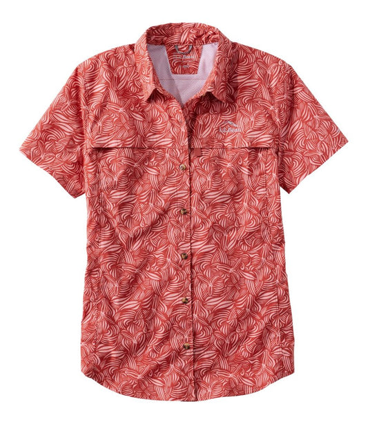 L.L.Bean | Women's Tropicwear Shirt, Short-Sleeve Print