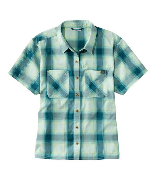 L.L.Bean | Women's Everyday SunSmart® Woven Shirt, Short-Sleeve Plaid