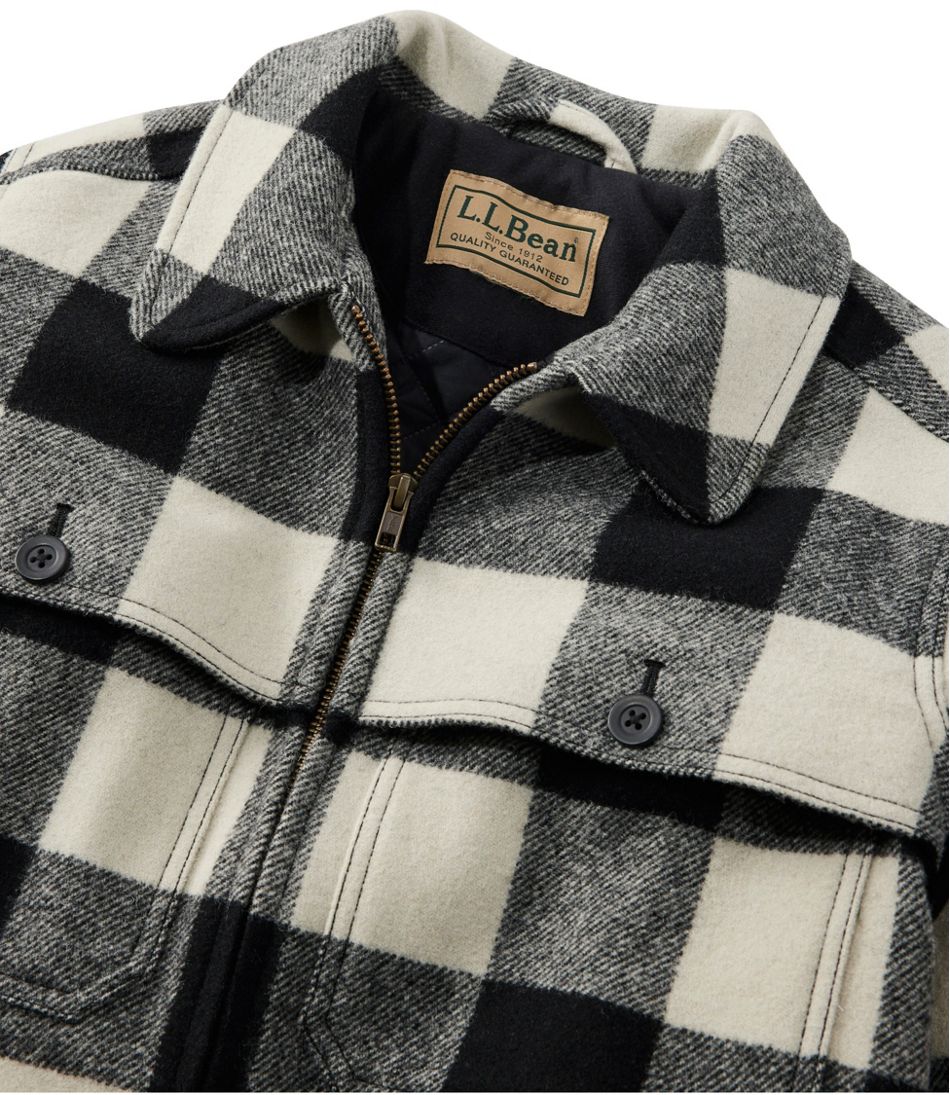 L.L.Bean | Women's Maine Guide Zip Front Jac-Shirt with Primaloft, Plaid