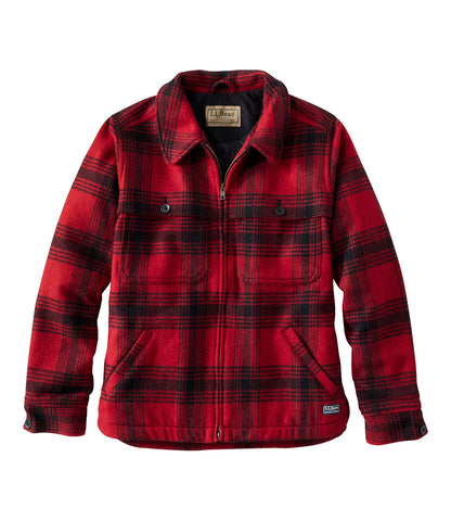 Deep Red Plaid,X-Small