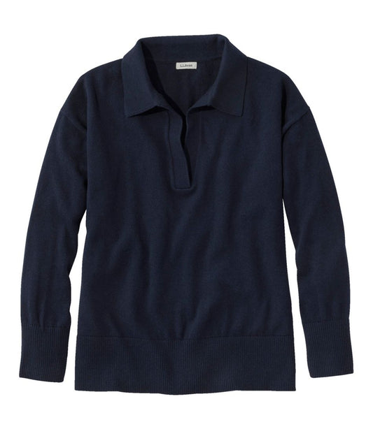 L.L.Bean | Women's Cotton/Cashmere Sweater, Polo