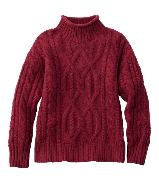 L.L.Bean | Women's 1912 Heritage Wool Blend Mockneck Sweater
