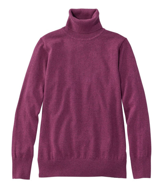 L.L.Bean | Women's Cotton/Cashmere Sweater, Turtleneck