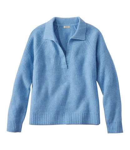 L.L.Bean | Women's SuperSoft Waffle Sweater, Polo