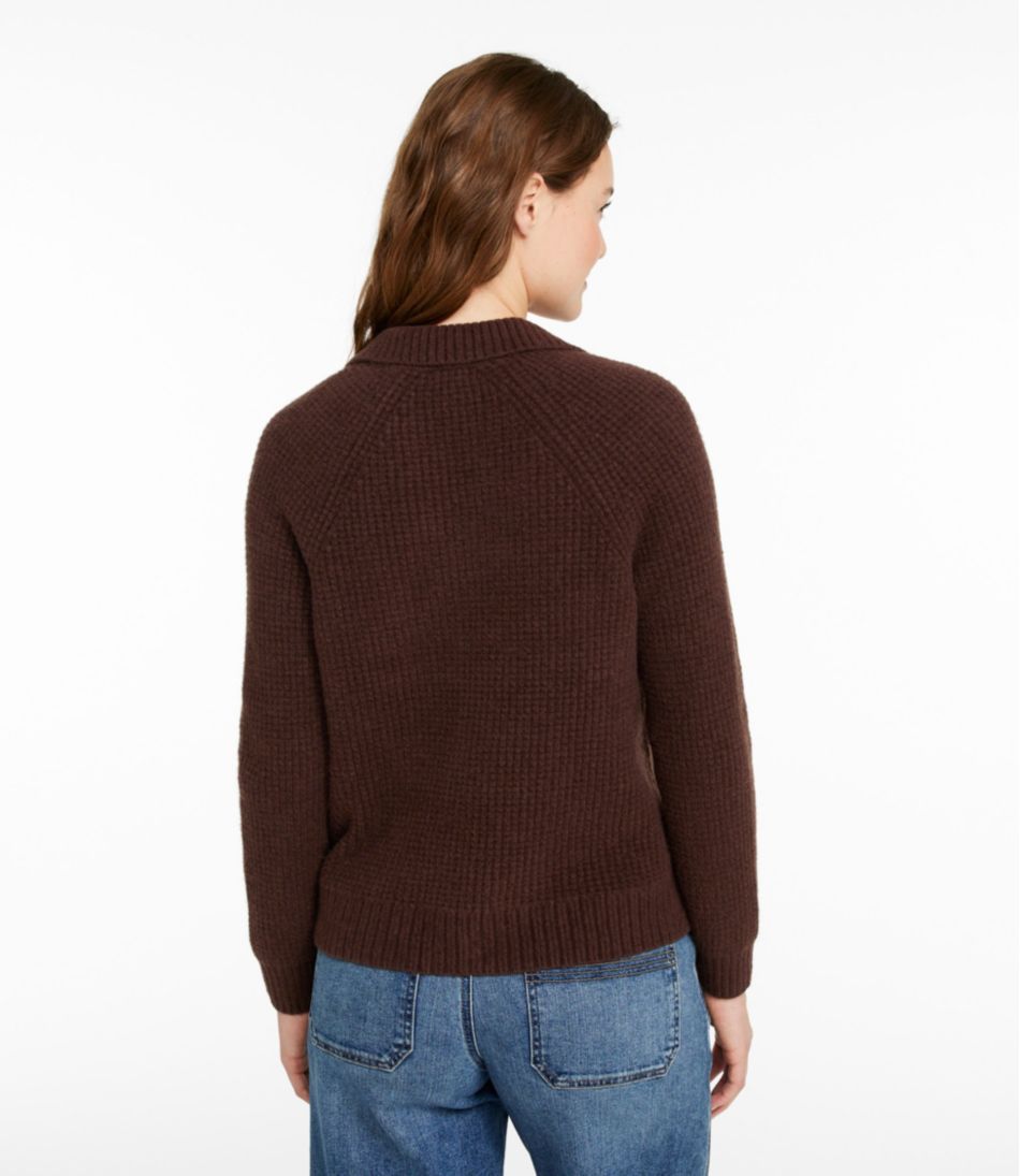 L.L.Bean | Women's SuperSoft Waffle Sweater, Polo