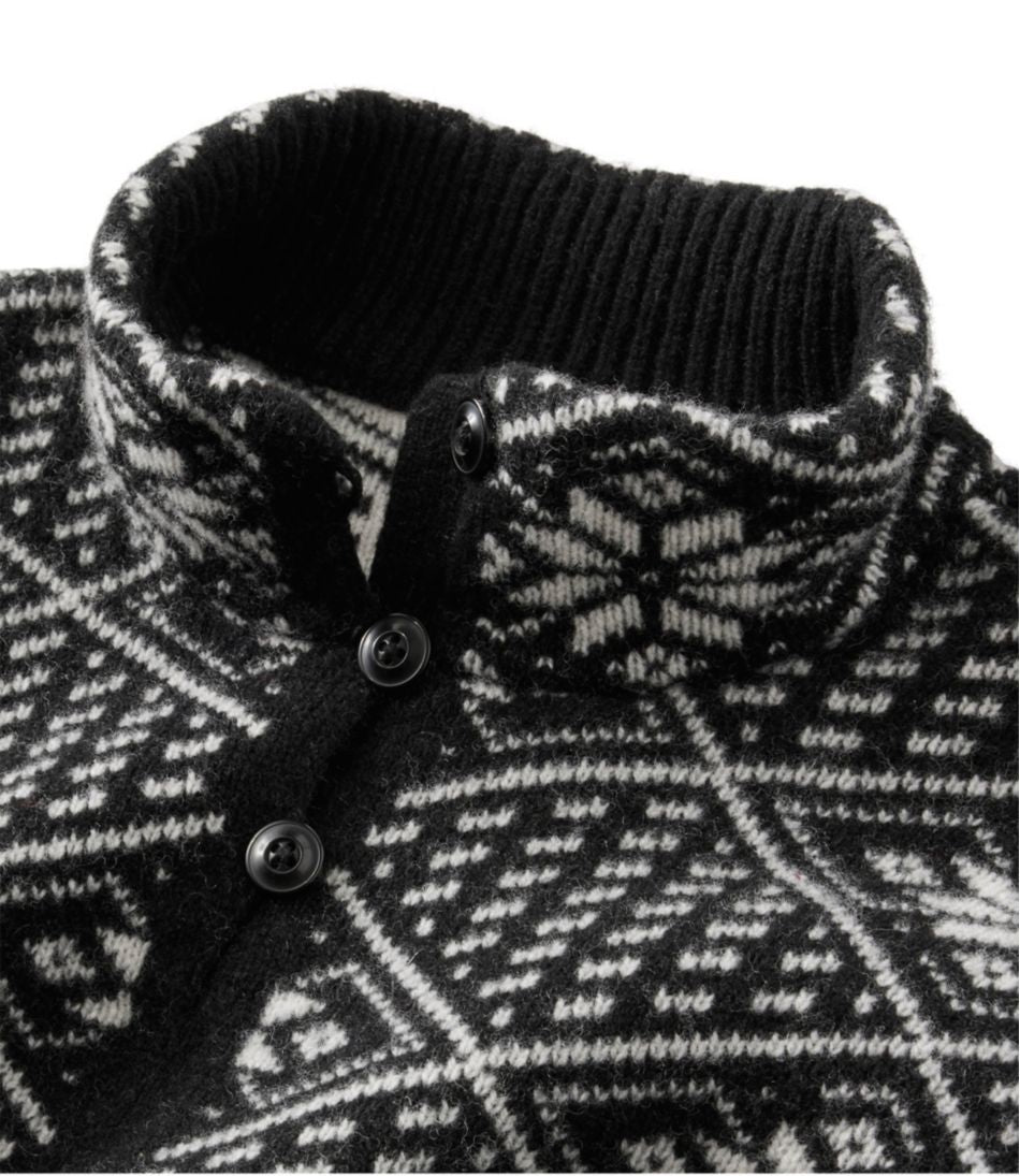L.L.Bean | Women's Signature Kingfield Merino Wool Sweater, Fair Isle