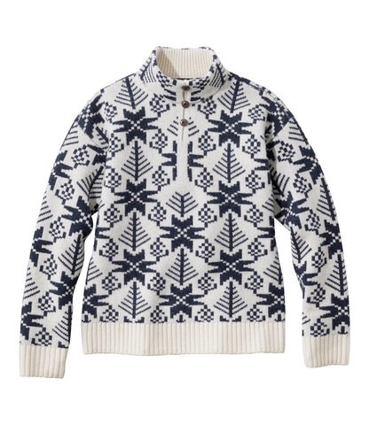 Vintage Indigo Fair Isle,X-Small