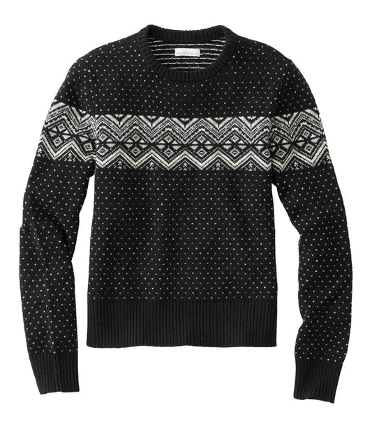 L.L.Bean | Women's Signature Camp Merino Wool Sweater, Pullover Novelty