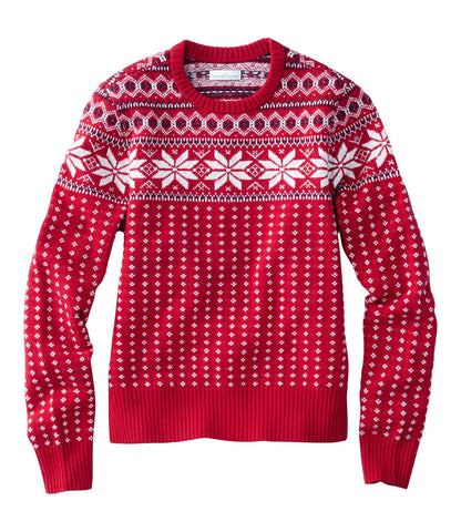 Peak Red Fair Isle,X-Small