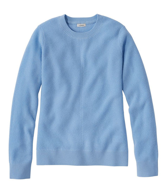 L.L.Bean | Women's Classic Cashmere Textured Sweater, Crewneck