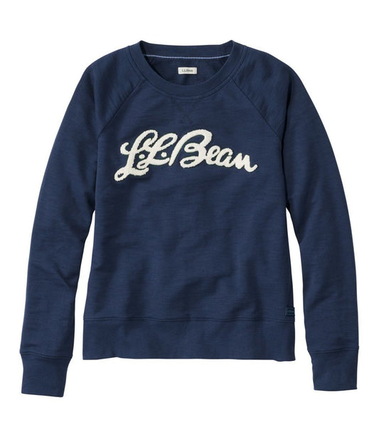L.L.Bean | Women's Peaks Island Crewneck, Logo